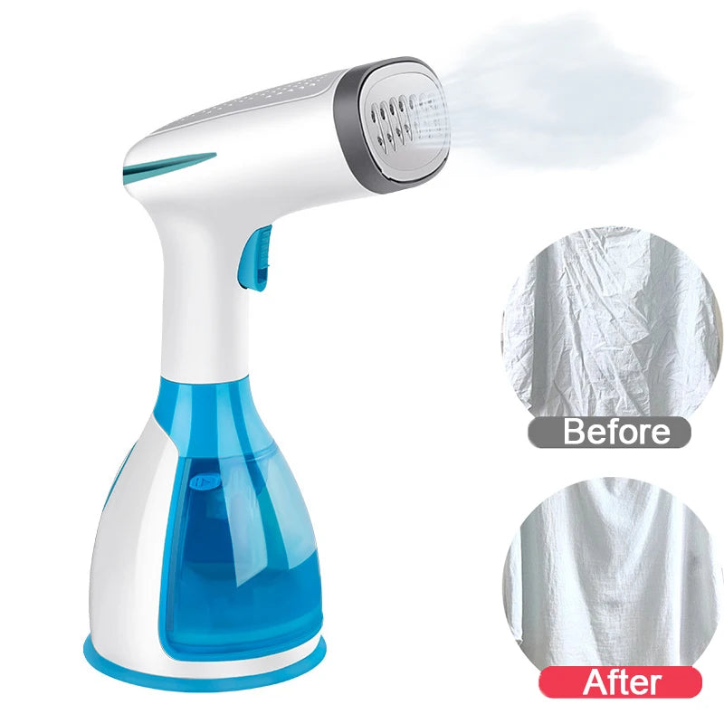 Quick-Heat 1500W Handheld Garment Steamer | Powerful 280ml Portable Fabric Steamer for Home & Travel