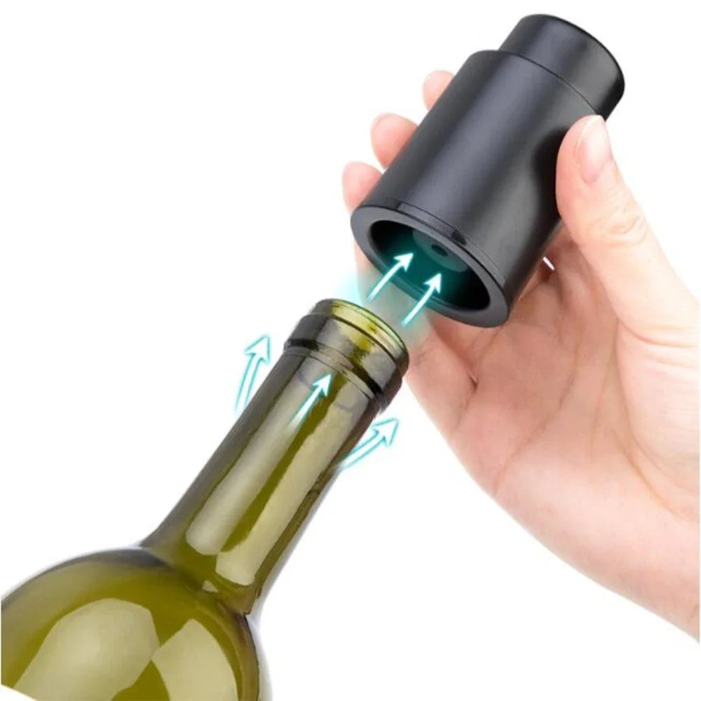 Vacuum Wine Bottle Stopper | Airtight Sealing & Freshness Preservation for Red Wine & Champagne