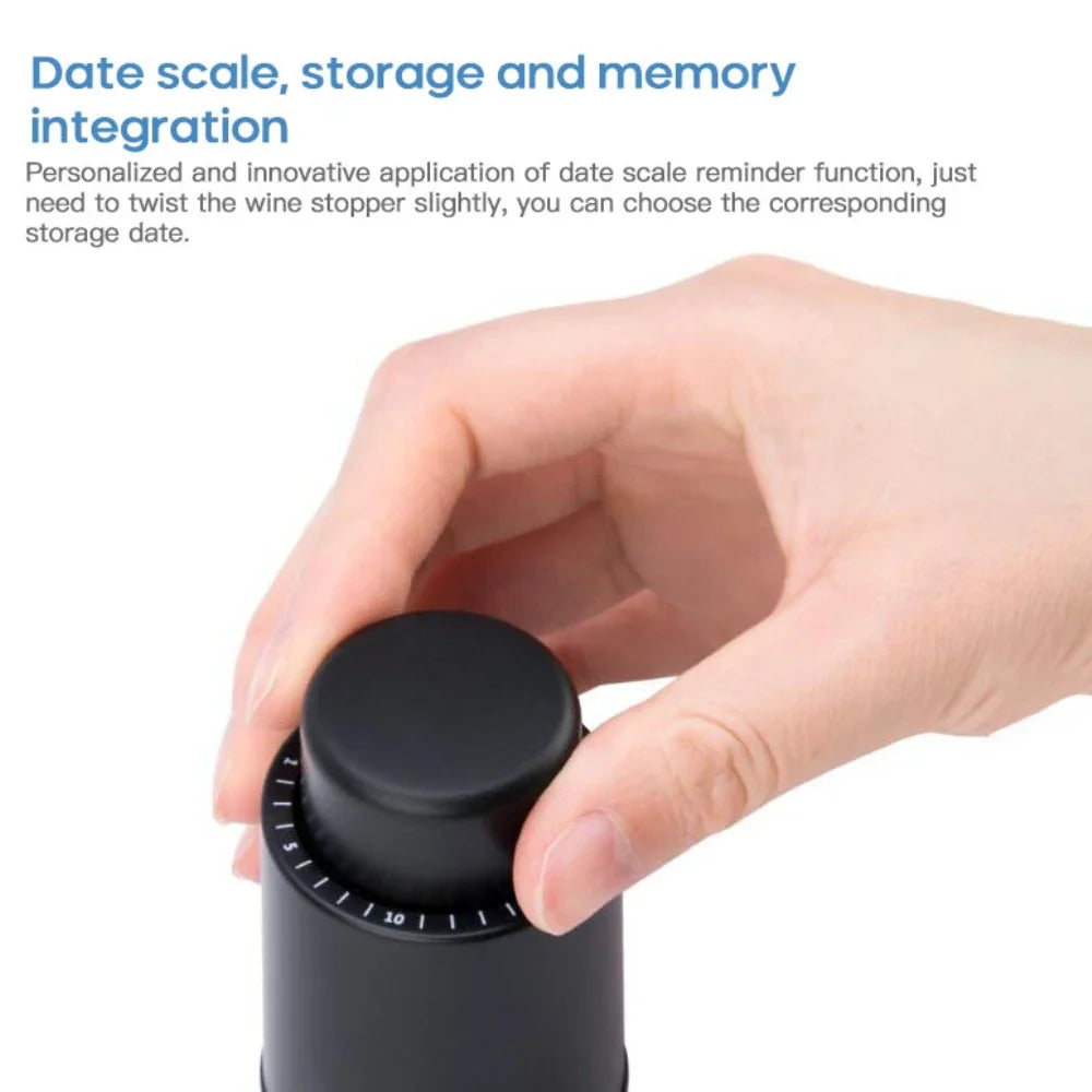 Vacuum Wine Bottle Stopper | Airtight Sealing & Freshness Preservation for Red Wine & Champagne