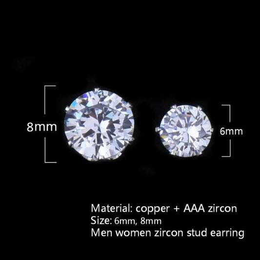 AAA Zircon Stud Earrings