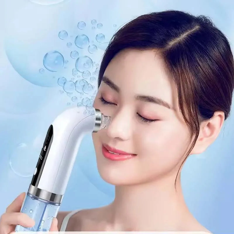 2024 Black Pore Vacuum Cleaner Electric Micro Bubble Cleanser USB Charging Beauty Instrument Skin Care Tool