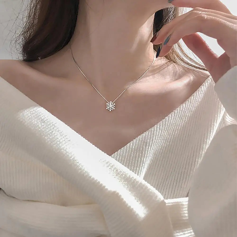 Clavicle Snowflake Chain