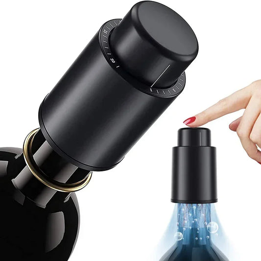 Vacuum Wine Bottle Stopper | Airtight Sealing & Freshness Preservation for Red Wine & Champagne