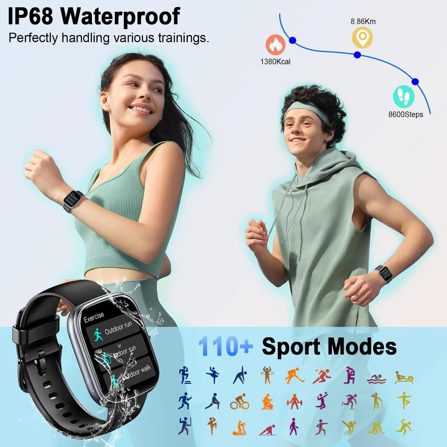 Waterproof Fitness Tracker