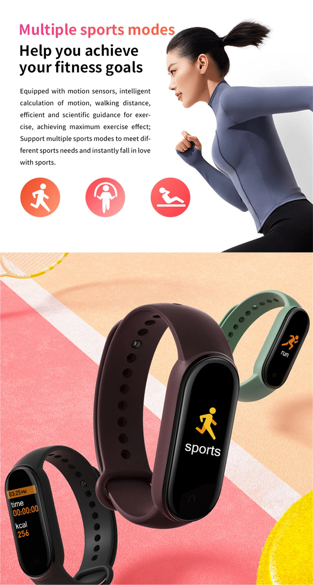 M8 Smart Fitness Watch