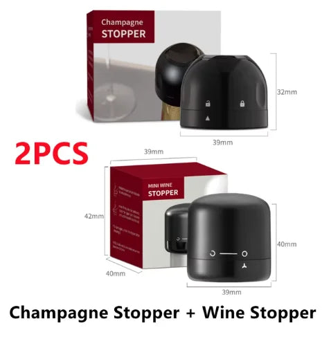 Vacuum Wine Bottle Stopper | Airtight Sealing & Freshness Preservation for Red Wine & Champagne