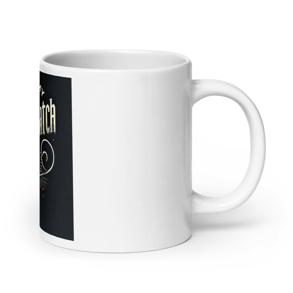 Sleek White Ceramic Mug